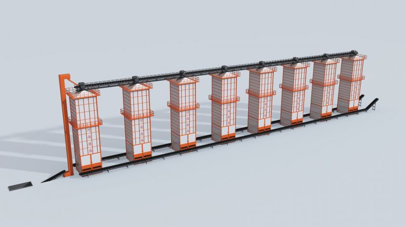 靜態烘幹機（jī），靜態房式烘幹機，立式靜態烘幹（gàn）機，立（lì）式（shì）靜態烘幹機，無破碎，成本低（dī）