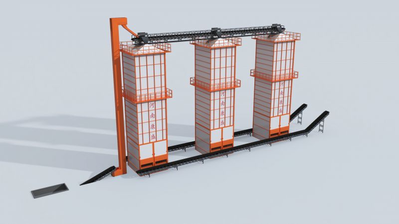 靜態烘（hōng）幹機，靜態（tài）房式烘幹機，立式靜態烘幹機，立式靜態烘（hōng）幹機（jī），無破碎，成本低